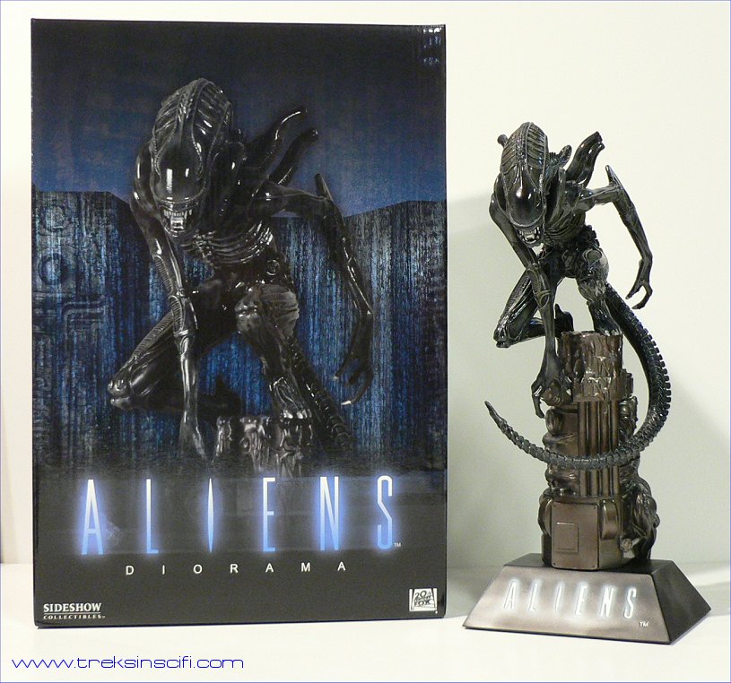 Sideshow ALIENS Diorama – the alien warrior – Statue Unboxing