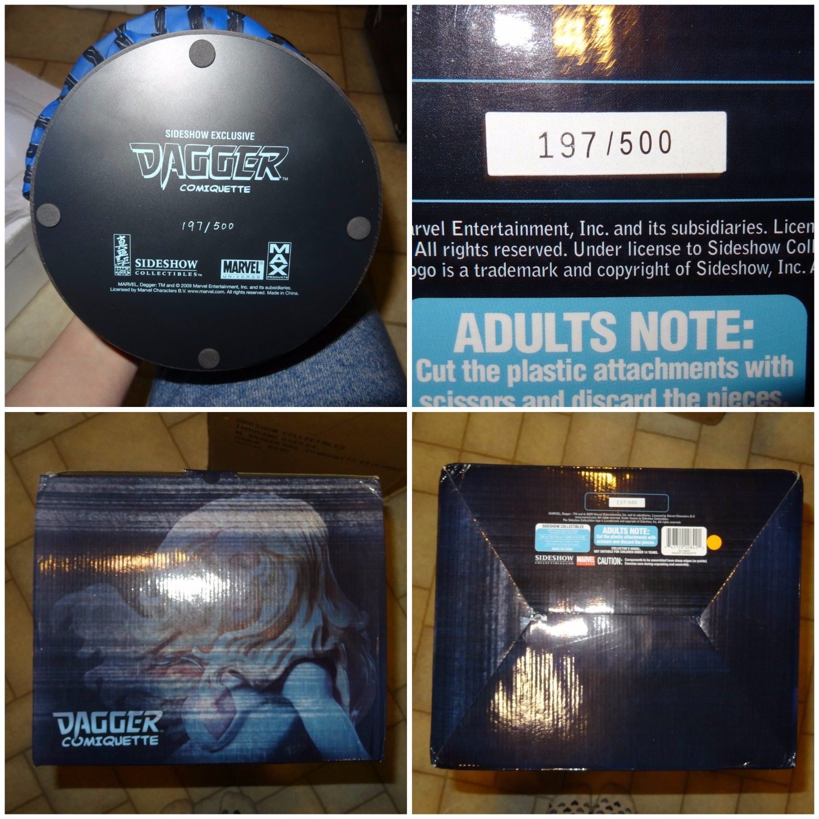 Sideshow Cloak and Dagger Comiquette – Statue Unboxing