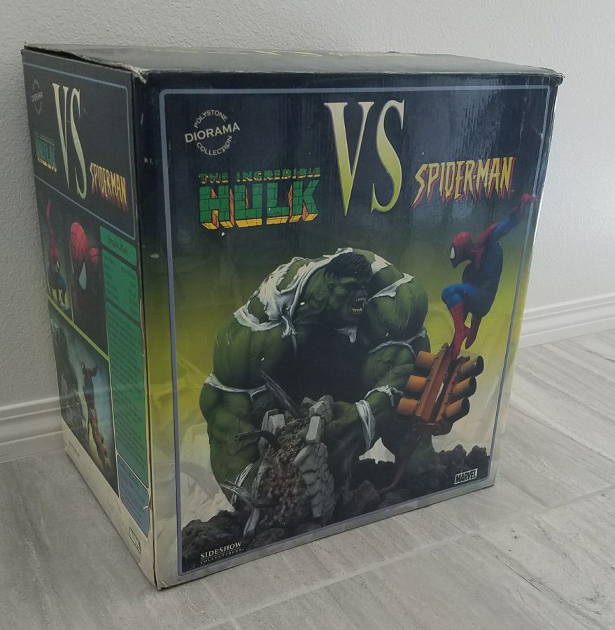 ハルクvsスパイダーマン サイドショウ ジオラマ 限定750体SIDESHOW