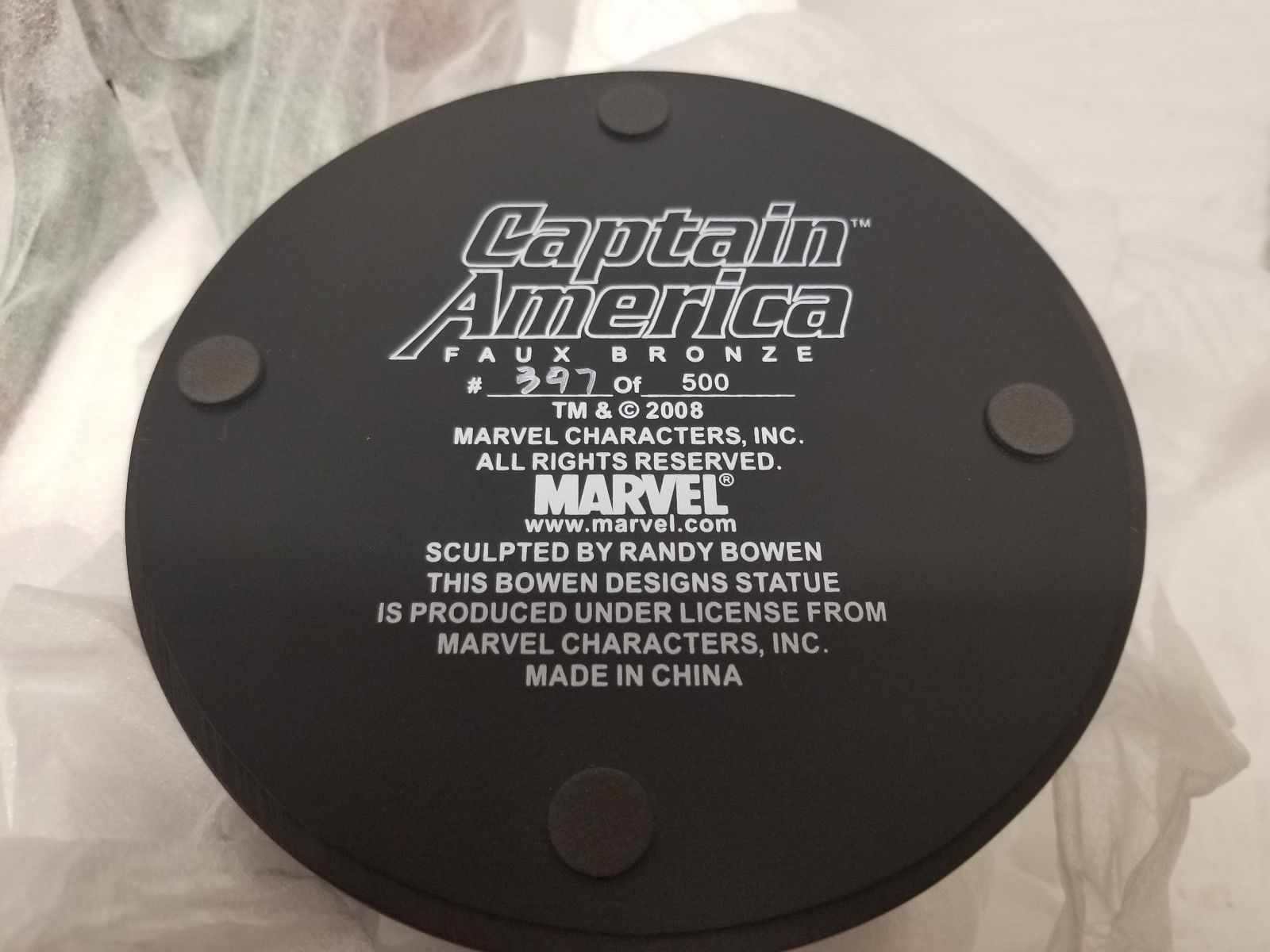 EXCLUSIVE: Marvel: Captain America Metallic (Bowen Designs) | Figurky a